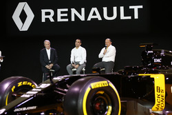 Jerome Stoll, Renault Sport F1 president with Cyril Abiteboul, Renault Sport F1 managing director an
