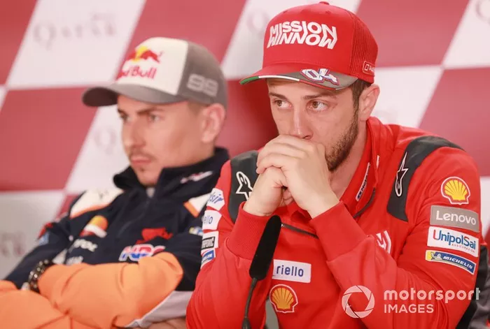 Lorenzo y Dovizioso en una imagen de esta temporada