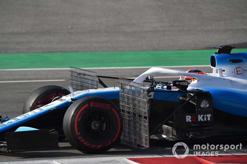 Robert Kubica, Williams FW42 with aero sensors