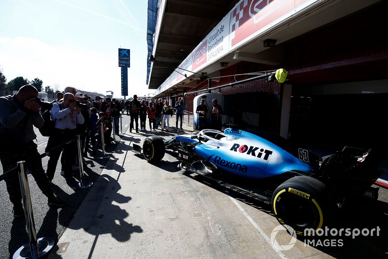 Фотографы и макет автомобиля Williams FW42