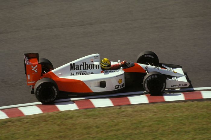 アイルトン・セナがドライブしたマクラーレン・ホンダMP4/6の記念す