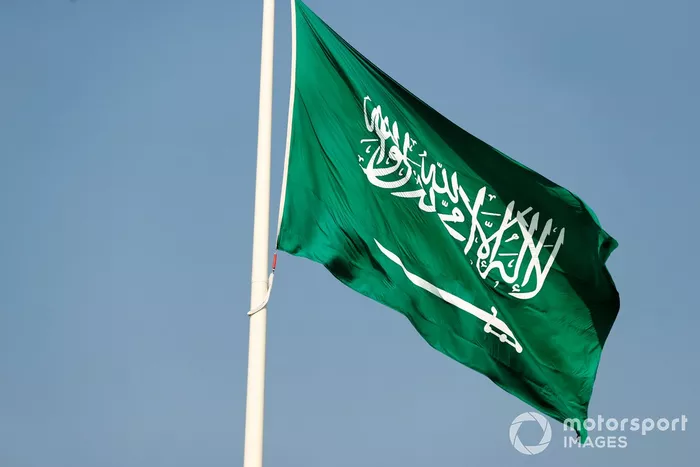 La bandera de Arabia 