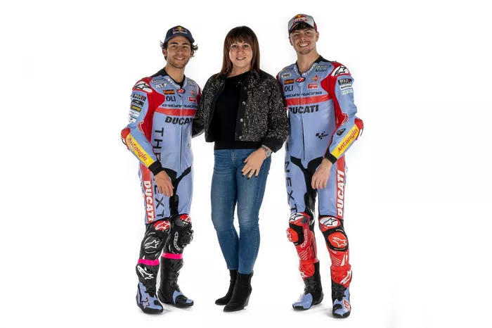 Enea Bastianini, Fabio Di Giannantonio, Gresini Racing con Nadia Padovani