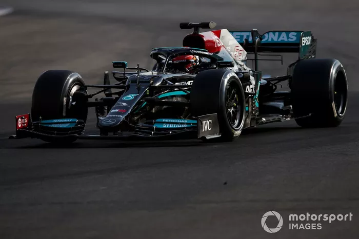 George Russell, Mercedes W10 mule