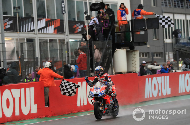 Il vincitore della gara Andrea Dovizioso, Ducati Team