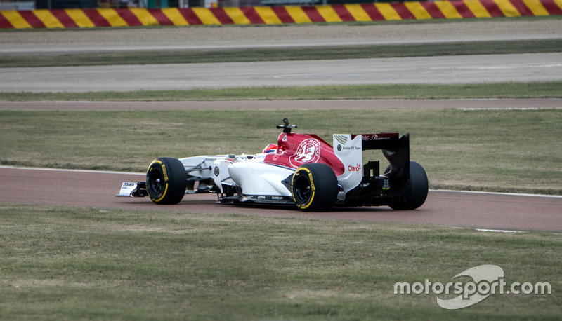 Tatiana Calderón, Formula 1 Sauber Testi