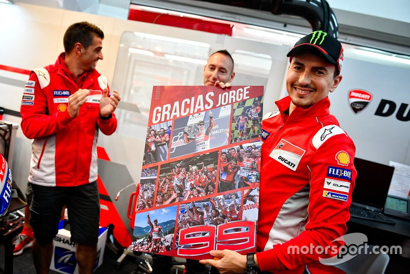 Jorge Lorenzo, despedida Ducati