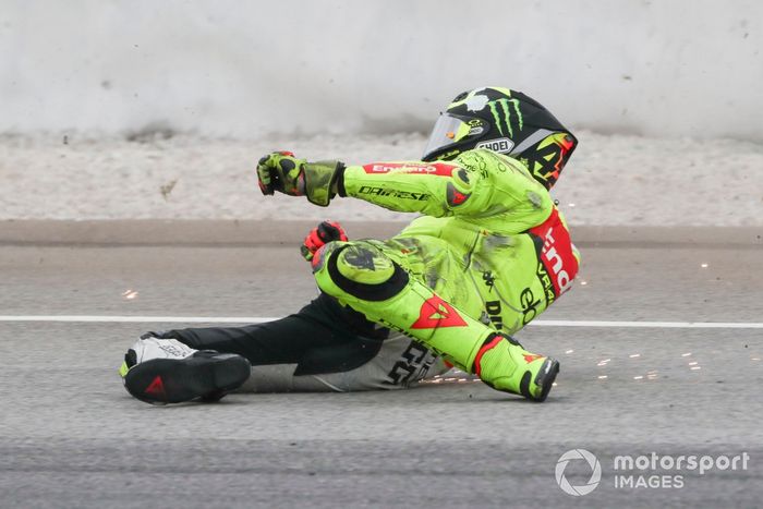 Fabio Di Giannantonio, VR46 Racing Team Crash.