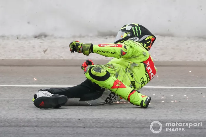 Fabio Di Giannantonio, VR46 Racing Team Crash