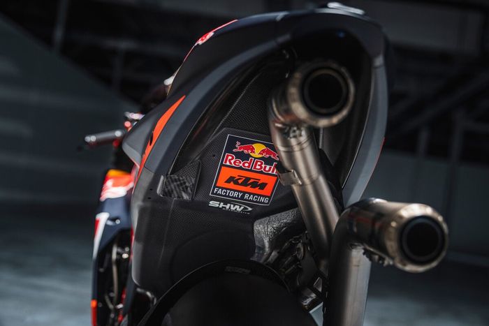 Detalle de la KTM RC16 de MotoGP 2023