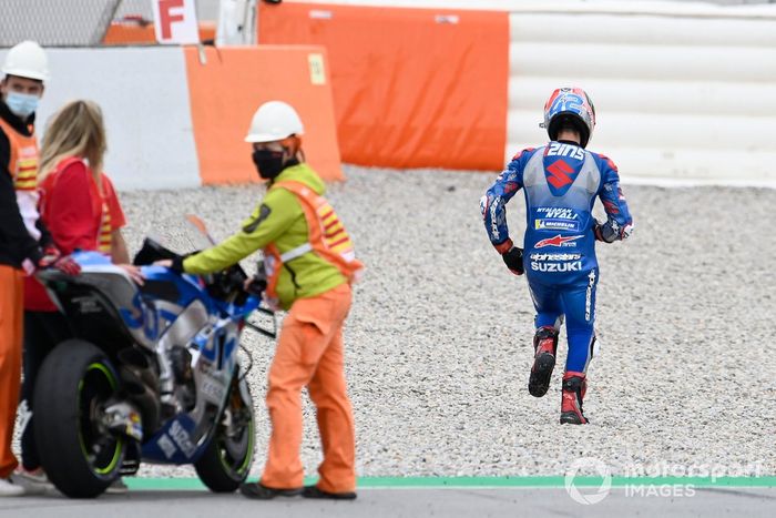 Alex Rins, Team Suzuki MotoGP, homenaje a  Luis Salom