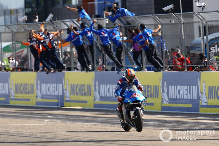 Ganador Alex Rins, Team Suzuki MotoGP
