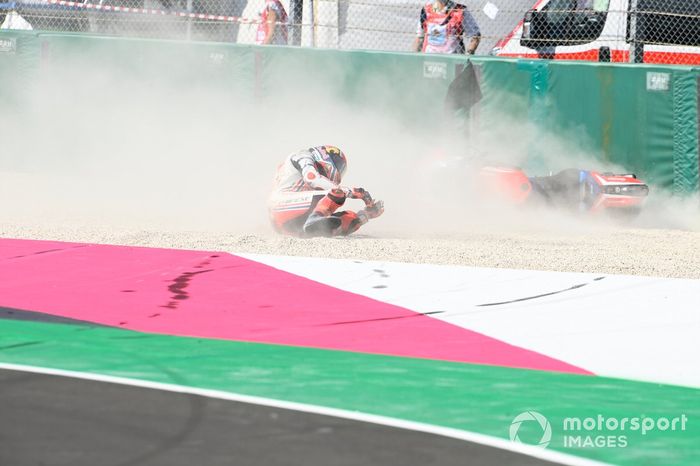 Caída de Jack Miller, Pramac Racing