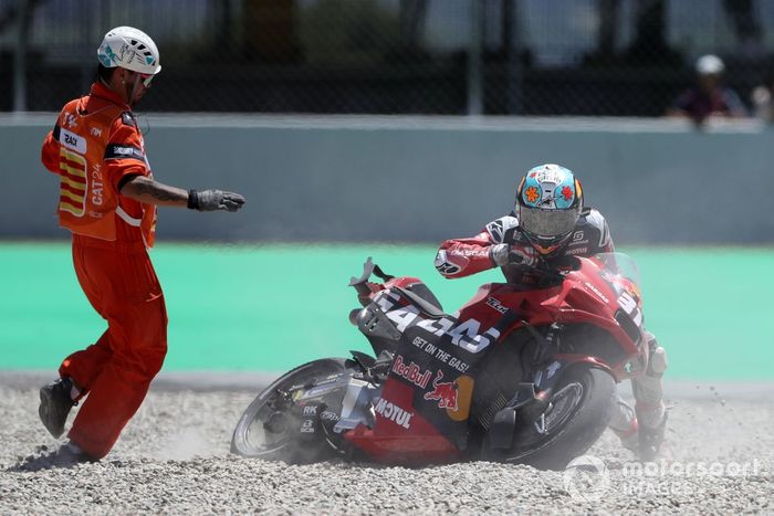 Pedro Acosta, caída Red Bull GASGAS Tech3