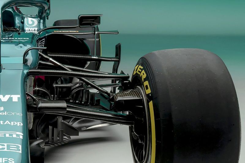 Detalle del Aston Martin AMR21