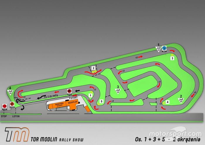 Mapy Tor Modlin Rally Show