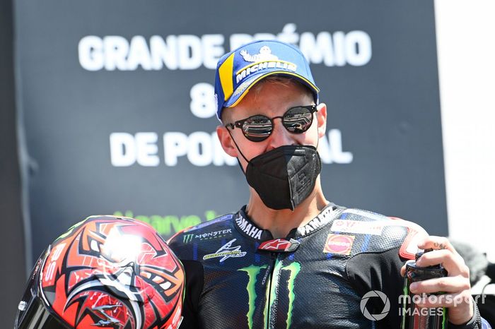 Podio: ganador Fabio Quartararo, Yamaha Factory Racing