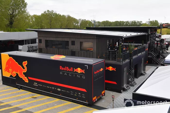 El motorhome de Red Bull Racing 