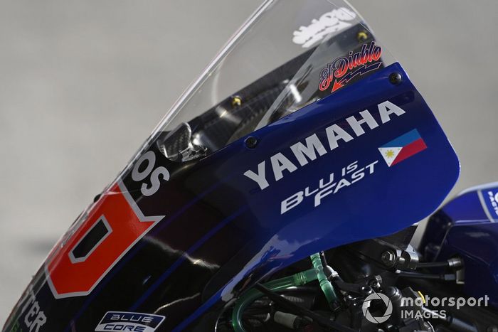 Moto de Monster Energy Yamaha