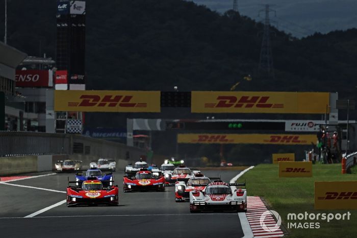 #6 Porsche Penske Motorsport Porsche 963: Kevin Estre, André Lotterer, Laurens Vanthoor, #50 Ferrari AF Corse Ferrari 499P: Antonio Fuoco, Miguel Molina, Nicklas Nielsen