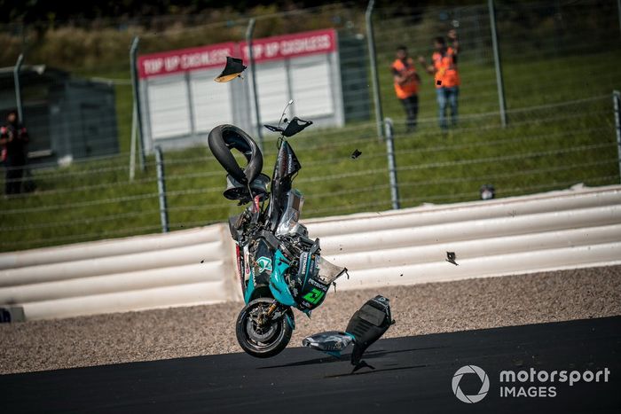 Accidente de Franco Morbidelli, Petronas Yamaha SRT