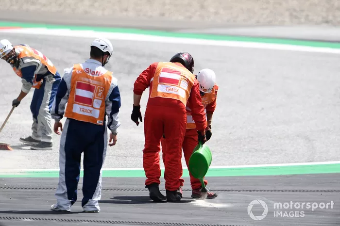 Accidente de Johann Zarco, Avintia Racing