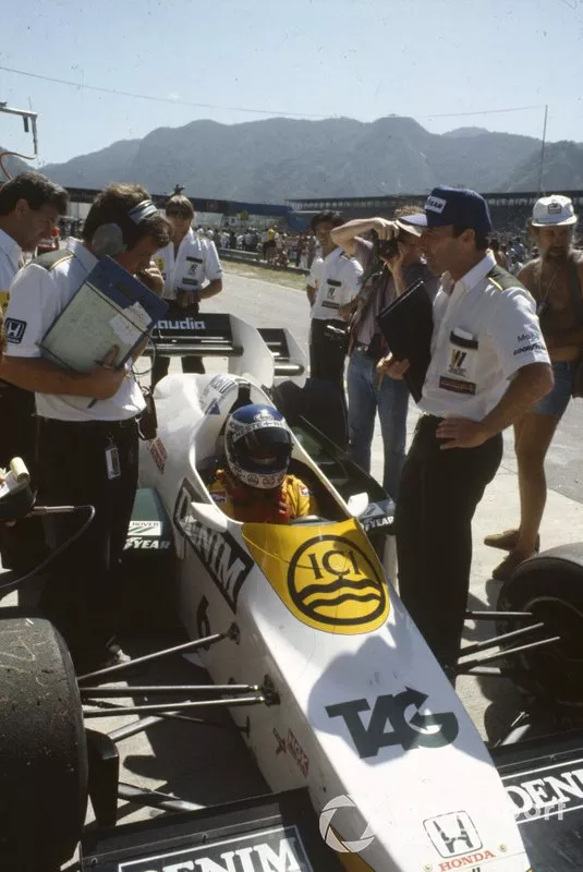 Keke Rosberg, Williams FW09 Honda, Team principal Frank Williams and technical director Patrick Head