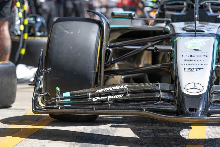 Mercedes W16 technical detail