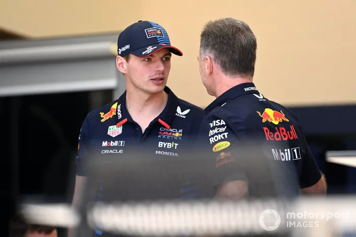 Max Verstappen, Red Bull Racing Christian Horner, directeur d'équipe, Red Bull Racing 