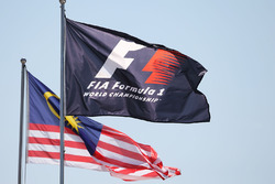 Bandiere malesiane e della F.1