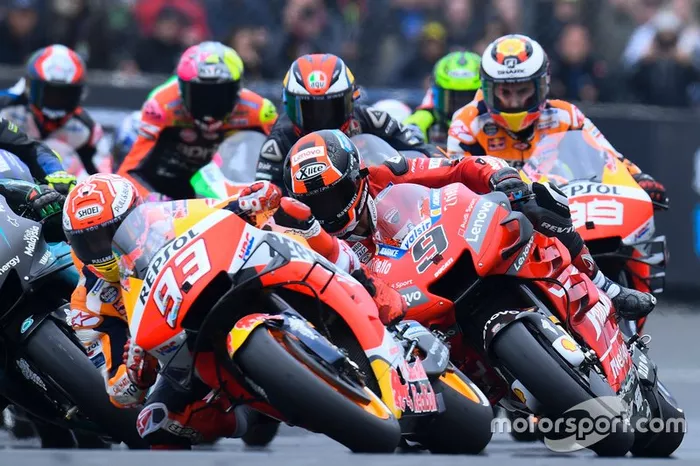 Marc Márquez, Repsol Honda Team, Danilo Petrucci, Ducati Team