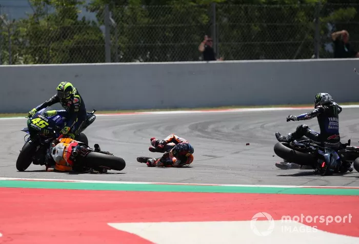Jorge Lorenzo, Repsol Honda Team crash