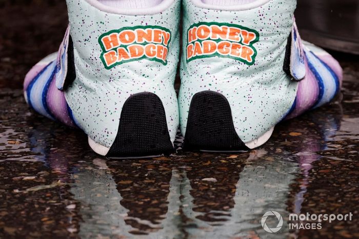 Las botas de Daniel Ricciardo, McLaren