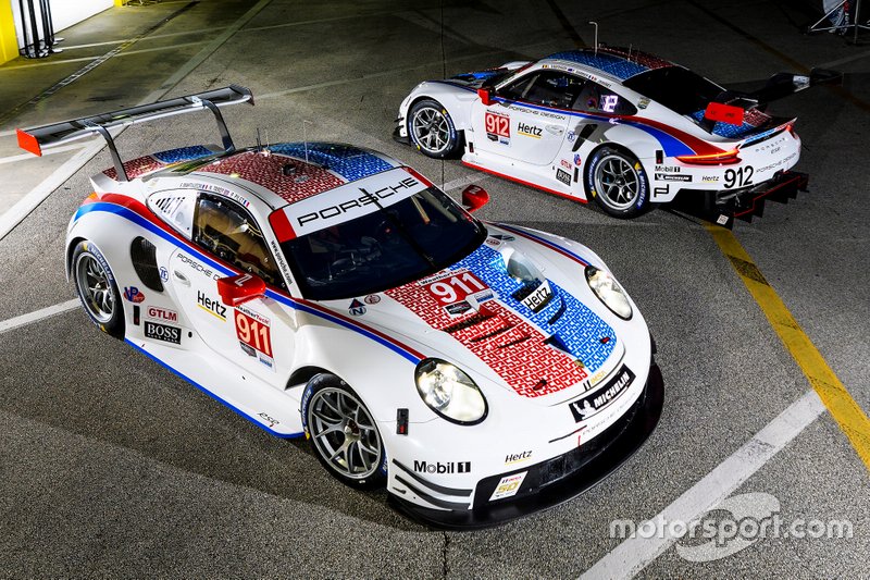 #911 Porsche GT Team: Patrick Pilet, Nick Tandy, Frederic Makowiecki, #912 Porsche GT Team: Earl Bamber, Laurens Vanthoor, Mathieu Jaminet