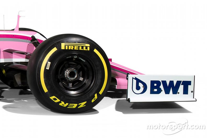 Détail de la livrée Racing Point