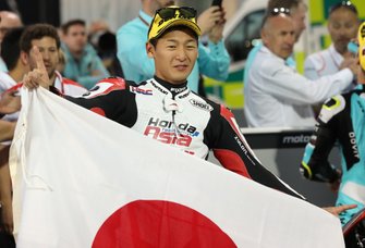 Le vainqueur Kaito Toba, Honda Team Asia