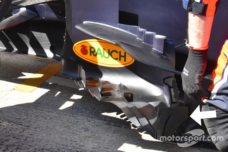 Red Bull Racing RB15 sidepod detail