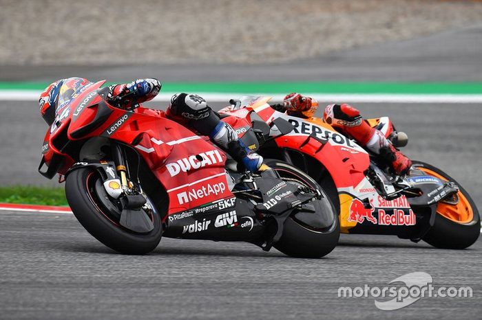 Andrea Dovizioso, Ducati Team, Marc Marquez, Repsol Honda Team
