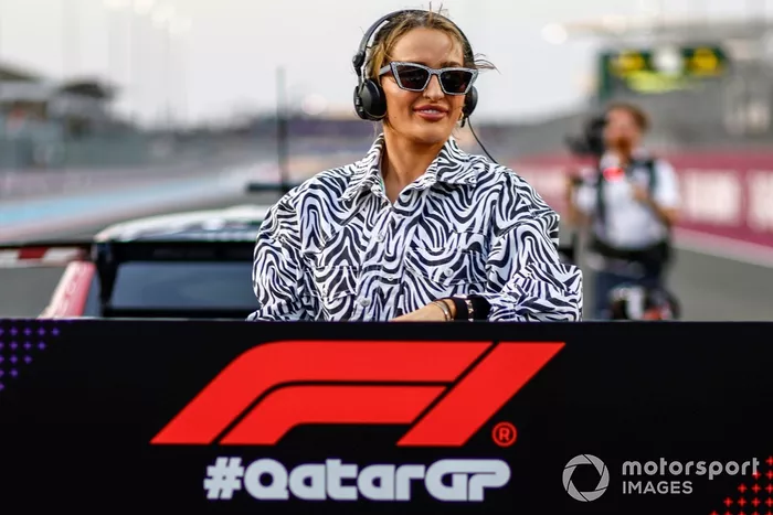 A DJ performs on the grid 