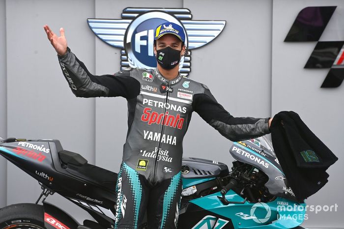 Podio: Franco Morbidelli, Petronas Yamaha SRT