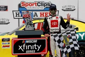 Race Winner Brandon Jones, Joe Gibbs Racing, Toyota Supra