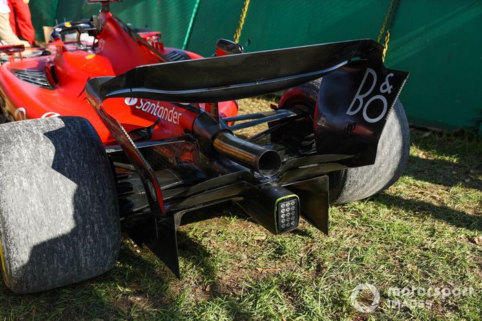 El coche retirado de Charles Leclerc, Ferrari SF-23