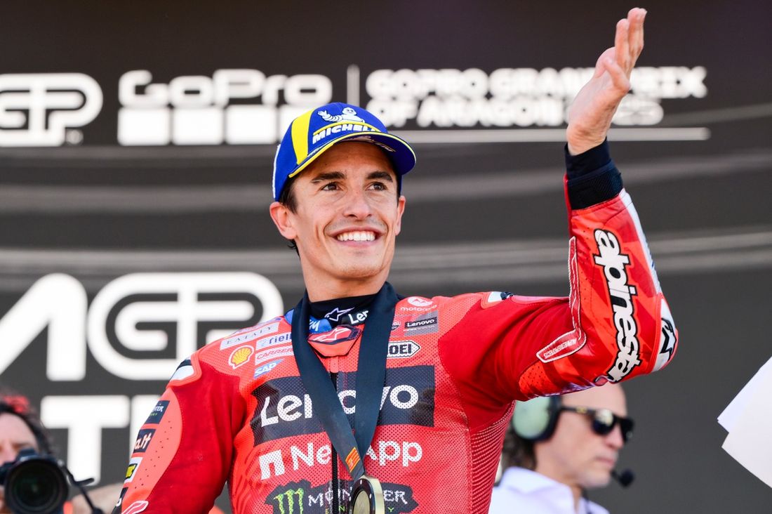 Zwycięzca wyścigu Marc Marquez, Ducati Team