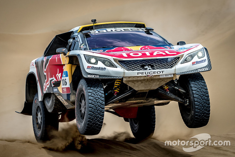 2. #106 Peugeot Sport Peugeot 3008 DKR: Stéphane Peterhansel, Jean-Paul Cottret