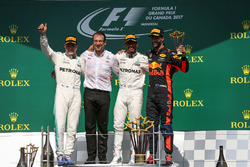 Podyum: Yarış galibi Lewis Hamilton, Mercedes AMG F1, 2. Valtteri Bottas, Mercedes AMG F1, 3. Daniel