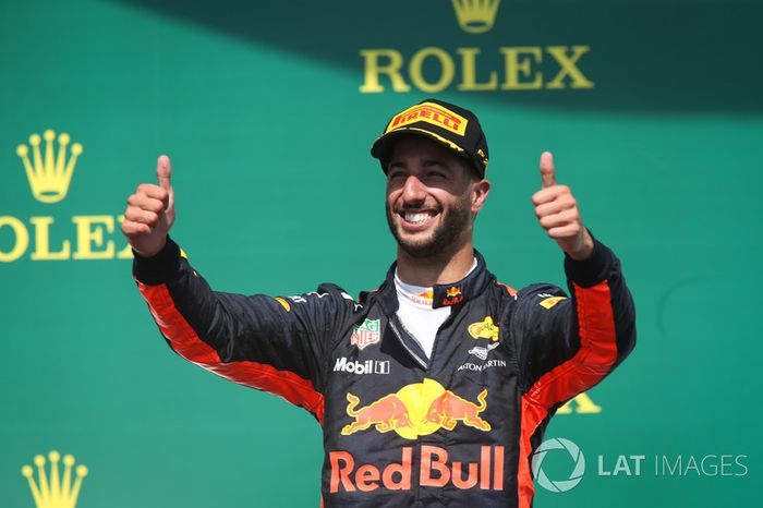 Podium: tercero, Daniel Ricciardo, Red Bull Racing