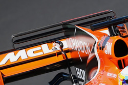 Aileron arrière de la McLaren MCL32