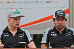Nico Hülkenberg, Sahara Force India F1; Sergio Perez, Sahara Force India F1