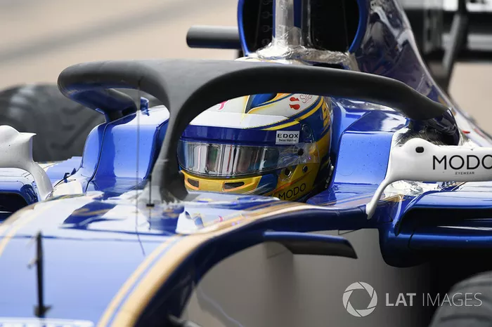 Marcus Ericsson, Sauber C36 con el halo