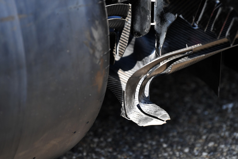 Mercedes-AMG F1 W09 rear diffuser detail